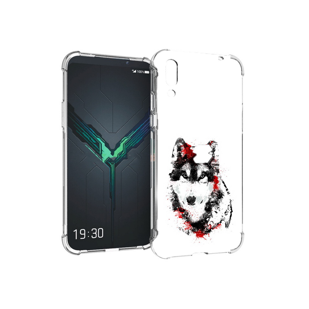 

Чехол MyPads Tocco для Xiaomi Black Shark 2 кровавый волк (PT144492.263.416), Прозрачный, Tocco