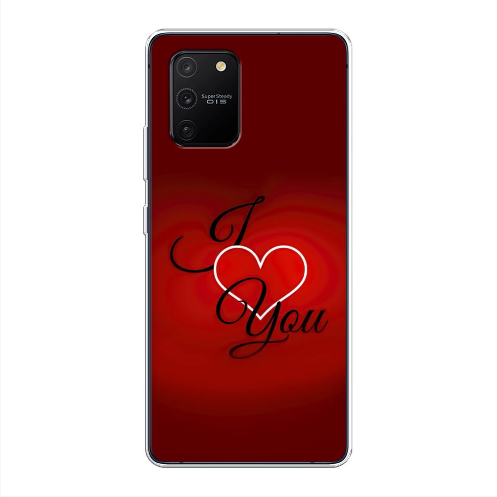 

Чехол Awog на Samsung Galaxy A91/S10 Lite "I love you 3", Разноцветный, 29950-6