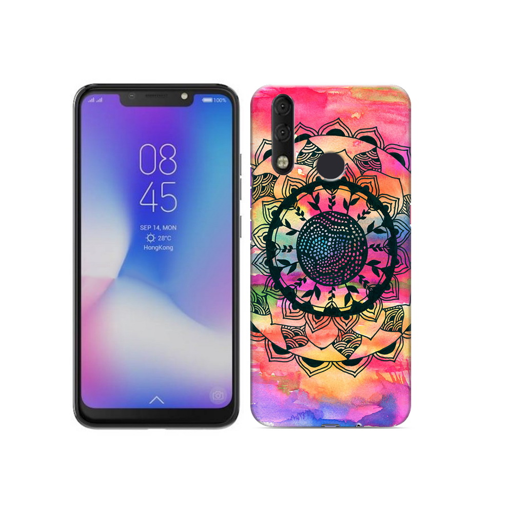 

Чехол MyPads Tocco для Tecno Camon 11 Pro яркая абстракция круглый цветок, Tocco