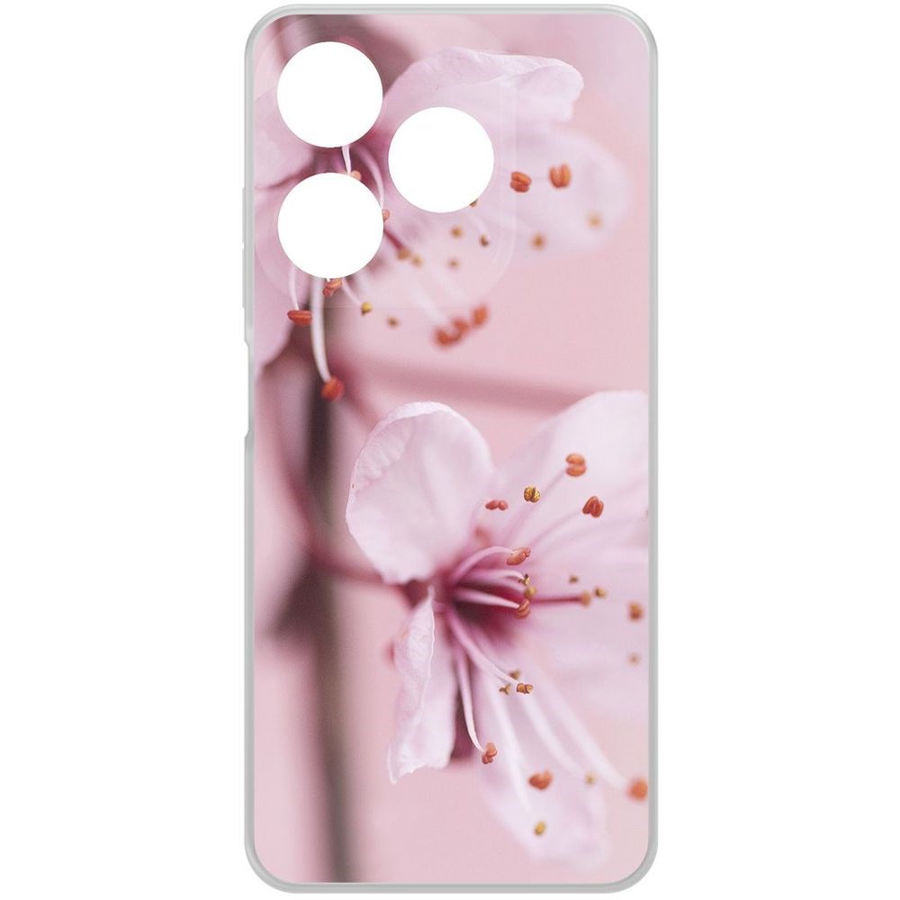 

Чехол-накладка Krutoff Clear Case Весна для Tecno Spark 10, Прозрачный