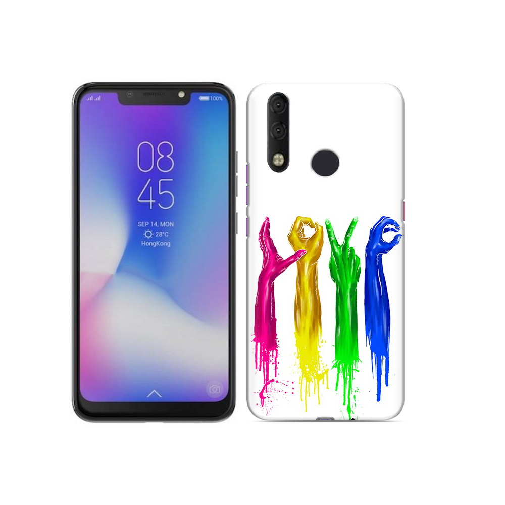 

Чехол MyPads Tocco для Tecno Camon 11 Pro яркие руки love, Tocco