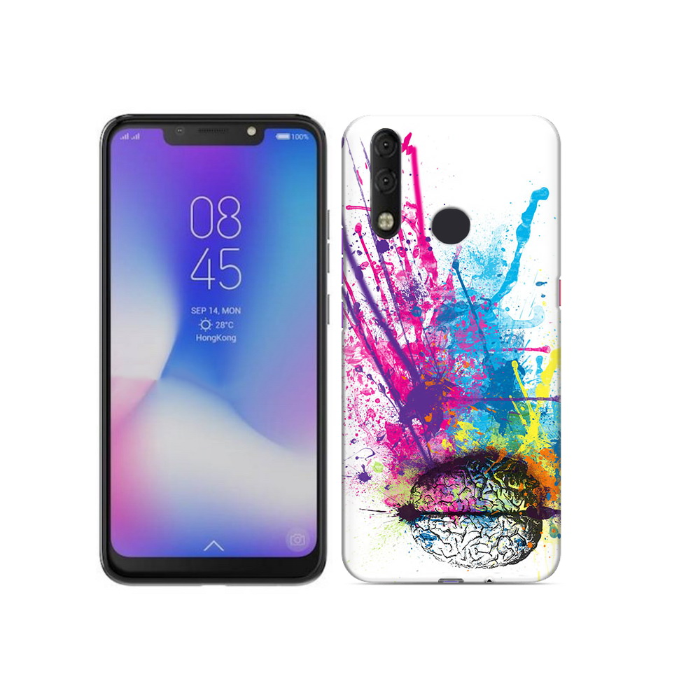 

Чехол MyPads Tocco для Tecno Camon 11 Pro яркий красочный мозг, Tocco