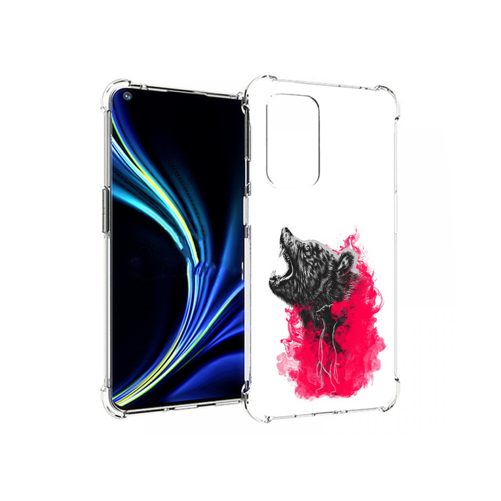 

Чехол MyPads Tocco для OnePlus 9 медведь в дымке (PT159409.128.463), Прозрачный, Tocco