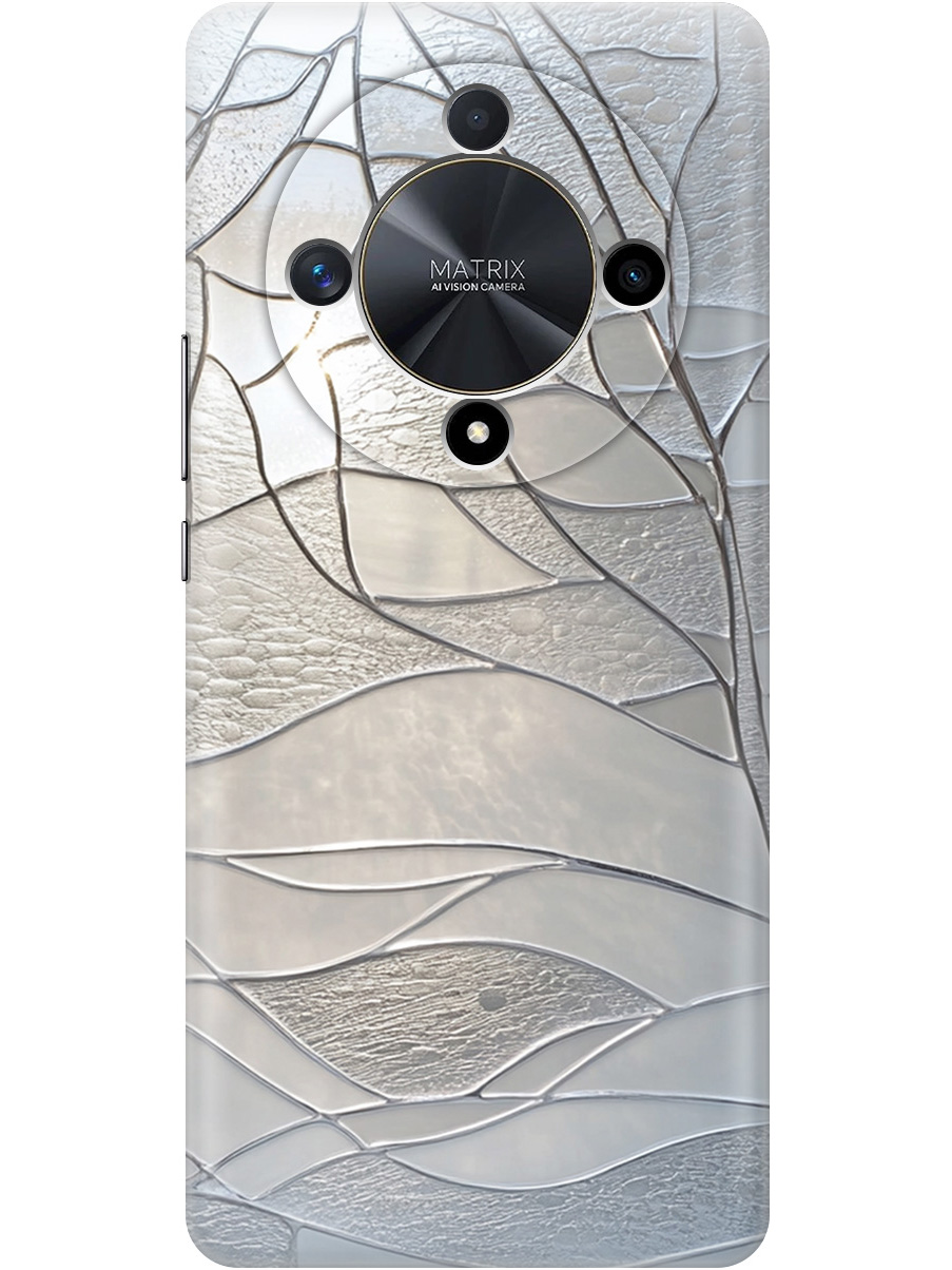 

Силиконовый чехол на Honor X9b/X50 с принтом "Зимние деревья", Прозрачный;серый, 781974341