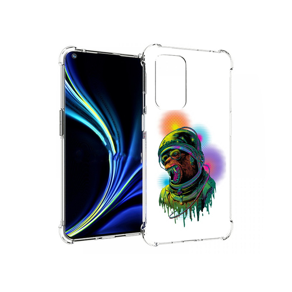 

Чехол MyPads Tocco для OnePlus 9 медведь космонавт (PT159409.128.466), Прозрачный, Tocco