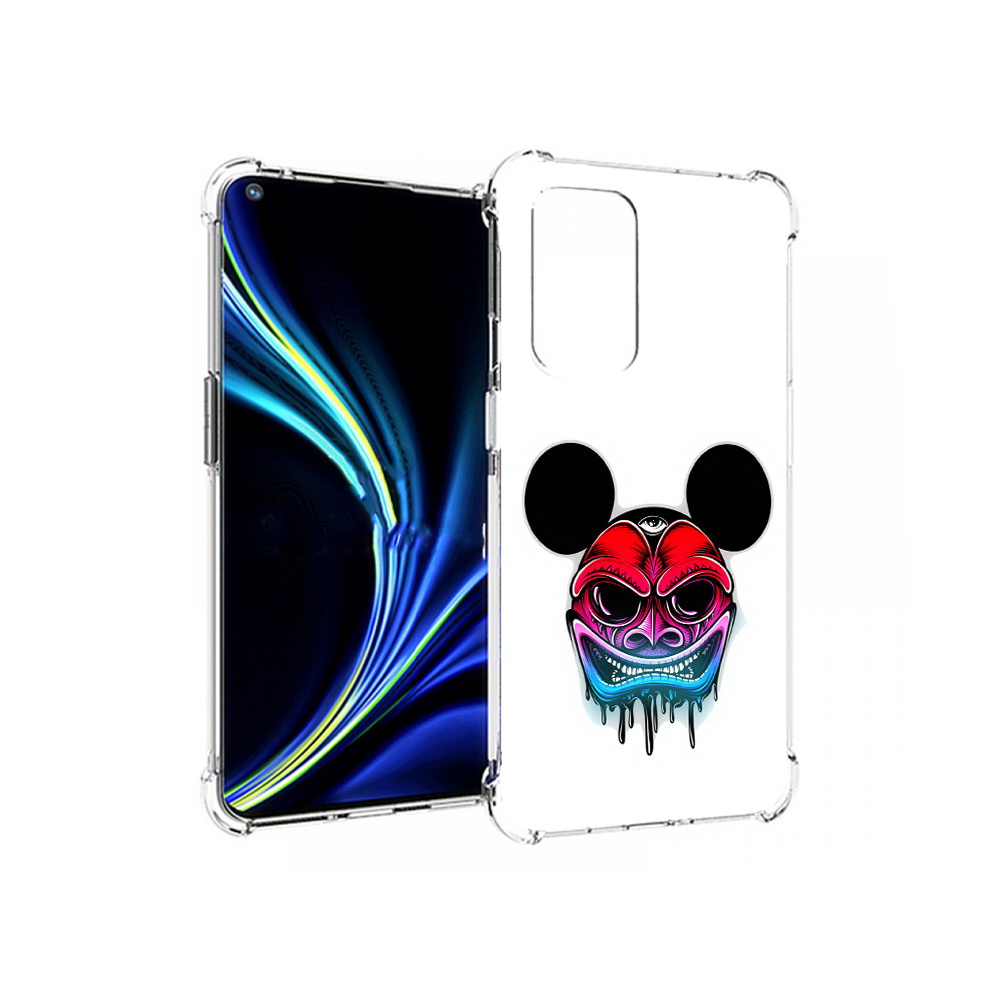 

Чехол MyPads Tocco для OnePlus 9 микки в маске (PT159409.128.473), Прозрачный, Tocco