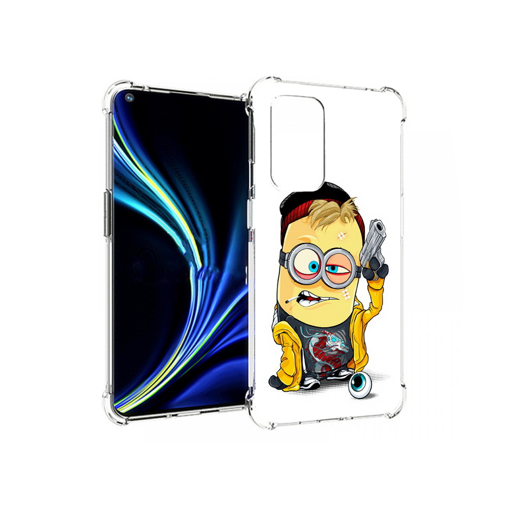 

Чехол MyPads Tocco для OnePlus 9 миньон бандит (PT159409.128.475), Прозрачный, Tocco