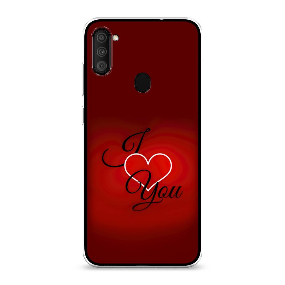 

Чехол Awog на Samsung Galaxy M11 / Самсунг M11 "I love you 3", Разноцветный, 2100650-6