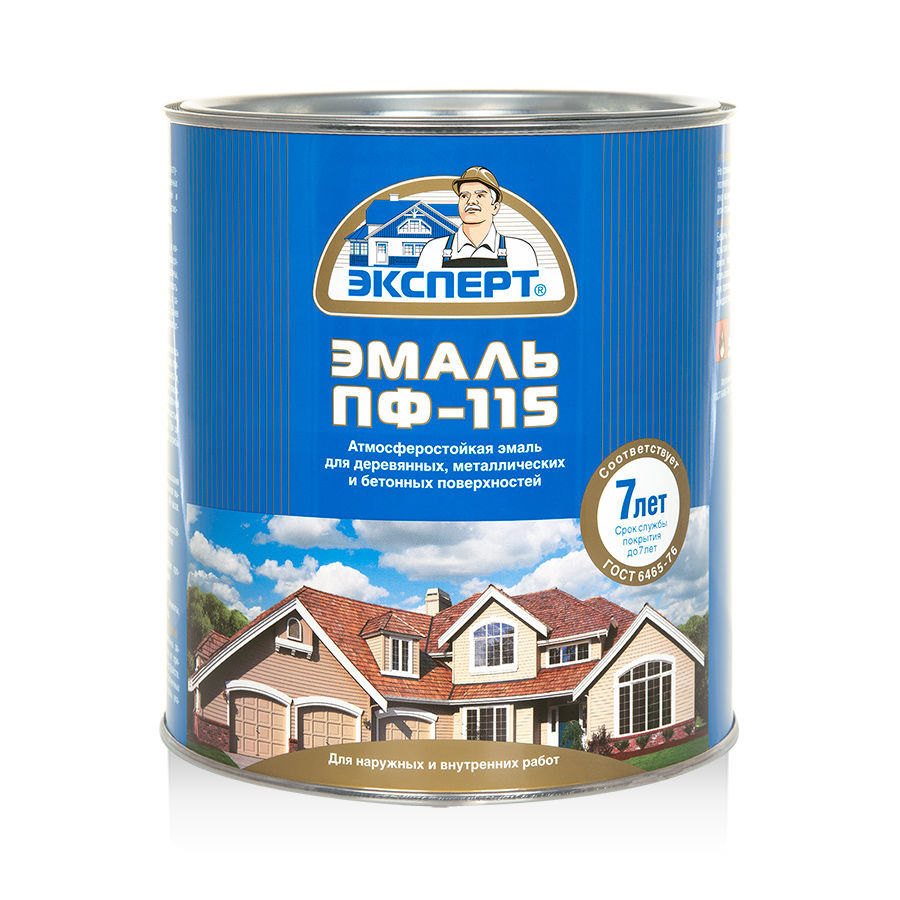 фото Эмаль эксперт пф-115м, матовая, белая, 2,7 кг expert