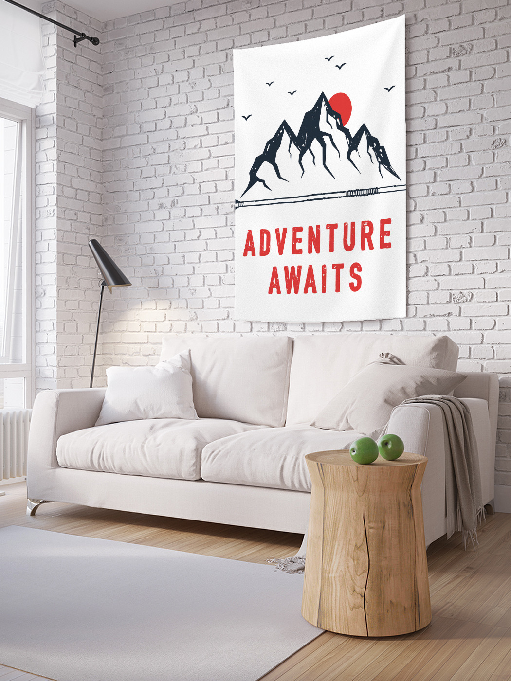 

Вертикальное фотопанно на стену JoyArty Приключения в высоких горах 100x150 см, Приключения в высоких горах