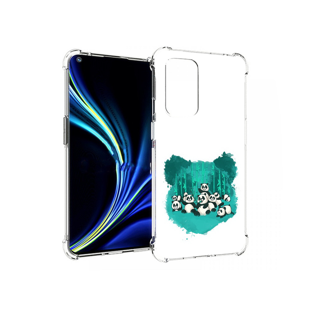 

Чехол MyPads Tocco для OnePlus 9 нарисованные панды (PT159409.128.508), Прозрачный, Tocco