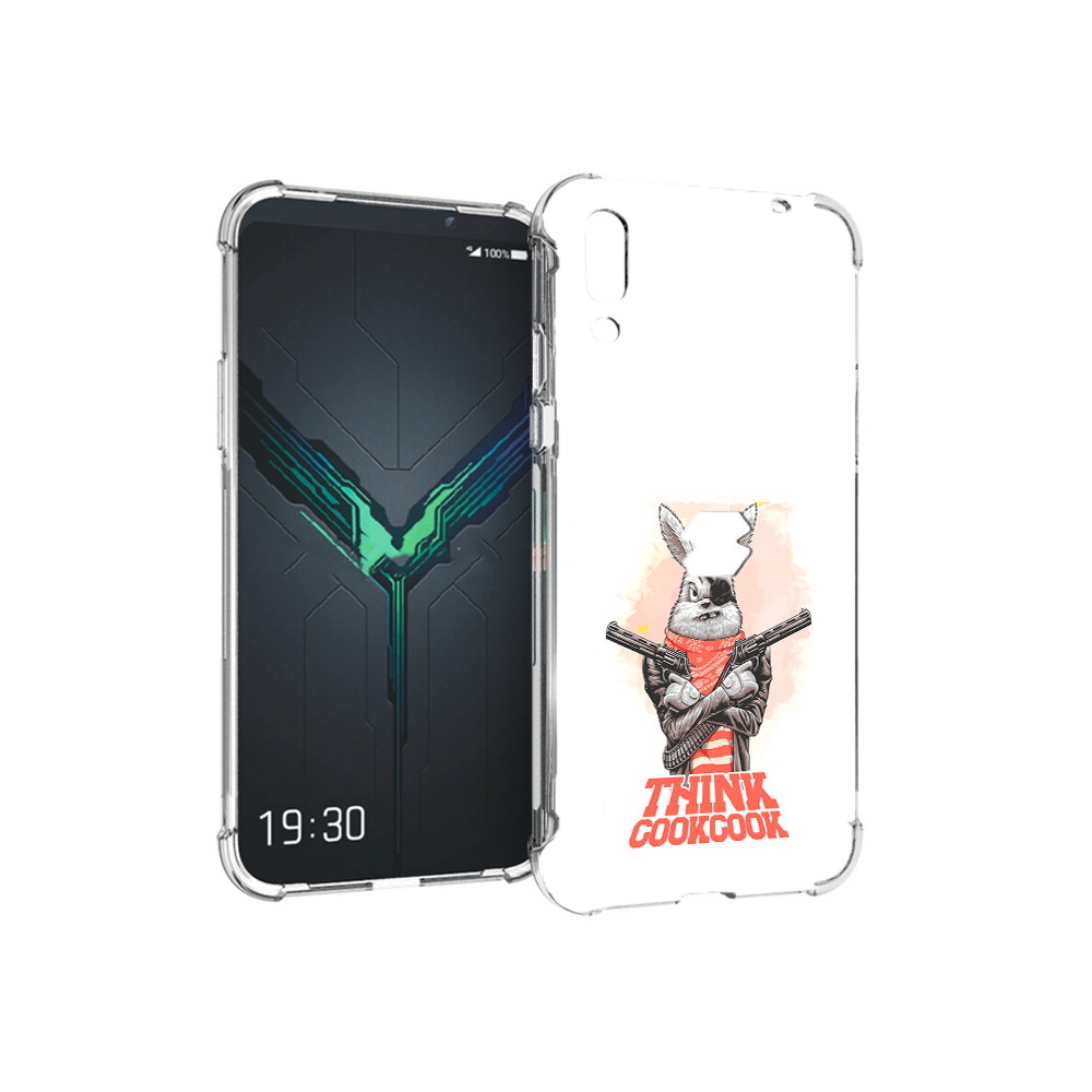 

Чехол MyPads Tocco для Xiaomi Black Shark 2 кролик пират (PT144492.263.419), Прозрачный, Tocco
