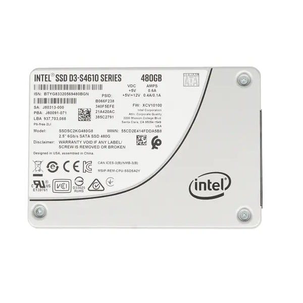 

Жесткий диск Intel Intel SSD D3-S4610 Series 480GB 963346, D3-S4610