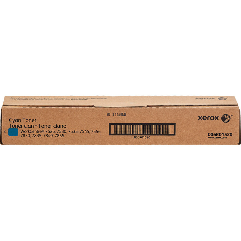 

Тонер-картридж Xerox 006R01520 гол. для WC7525/7535, Голубой