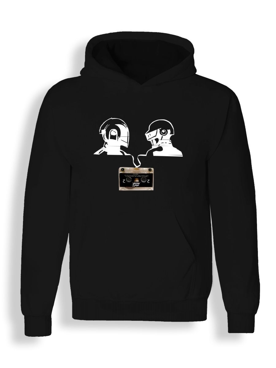 Худи унисекс СувенирShop Daft Punk/Дафт Панк 15 черное M