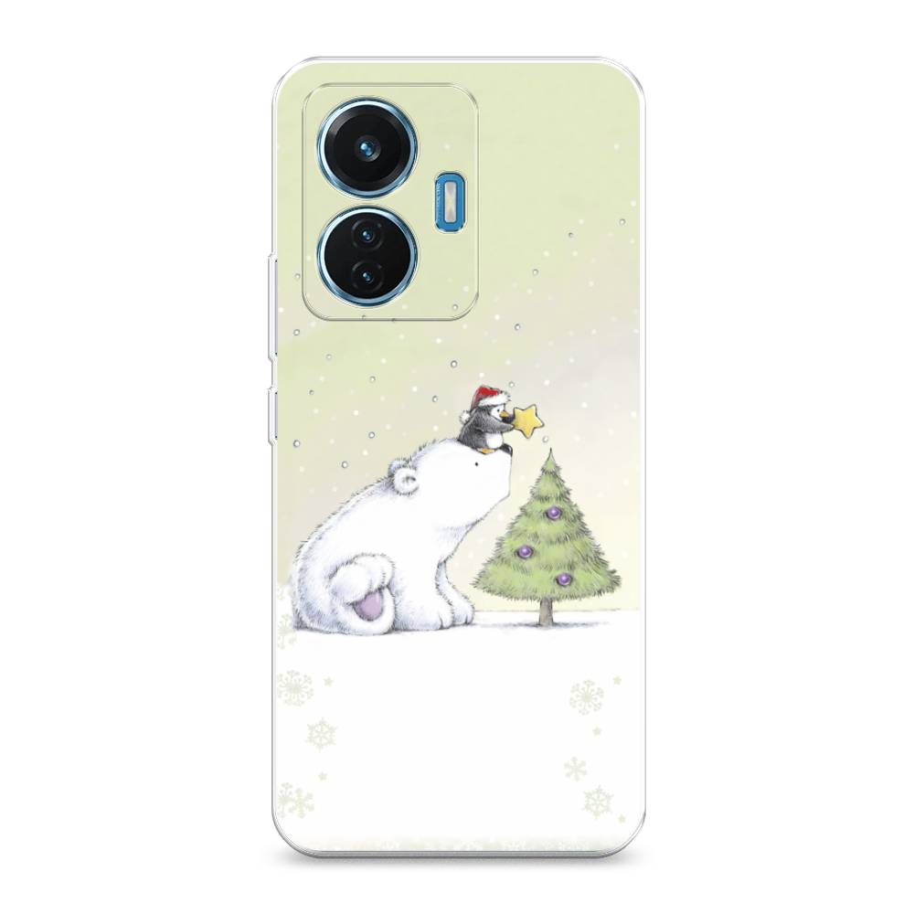 

Чехол для Vivo T1 "Украшение елки", Белый;бежевый, 267150-5