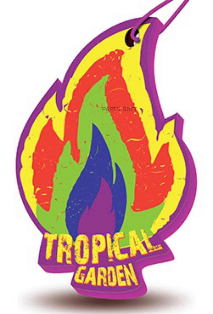 

A78546S_ароматизатор! fire fresh аром. tropical garden/ тропический сад бумажные