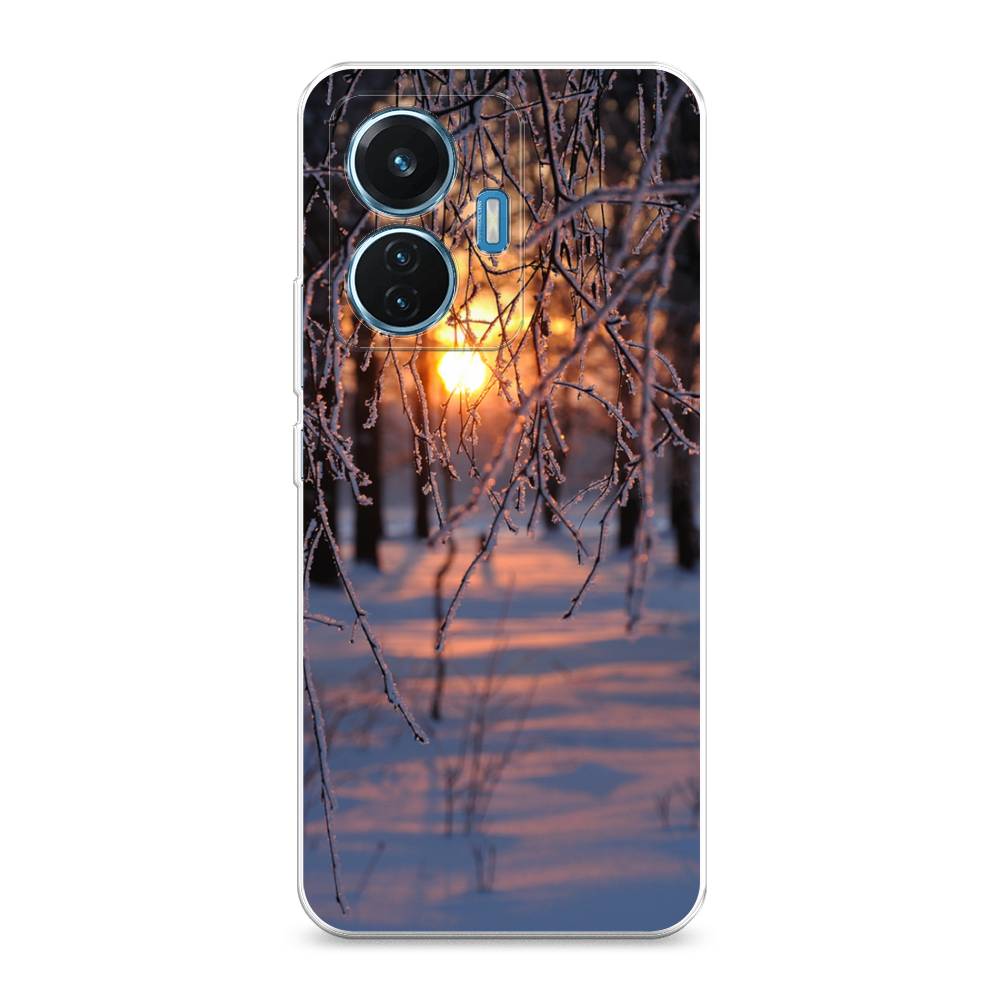 

Чехол для Vivo T1 "Зима 7", Оранжевый;розовый;черный, 267150-2