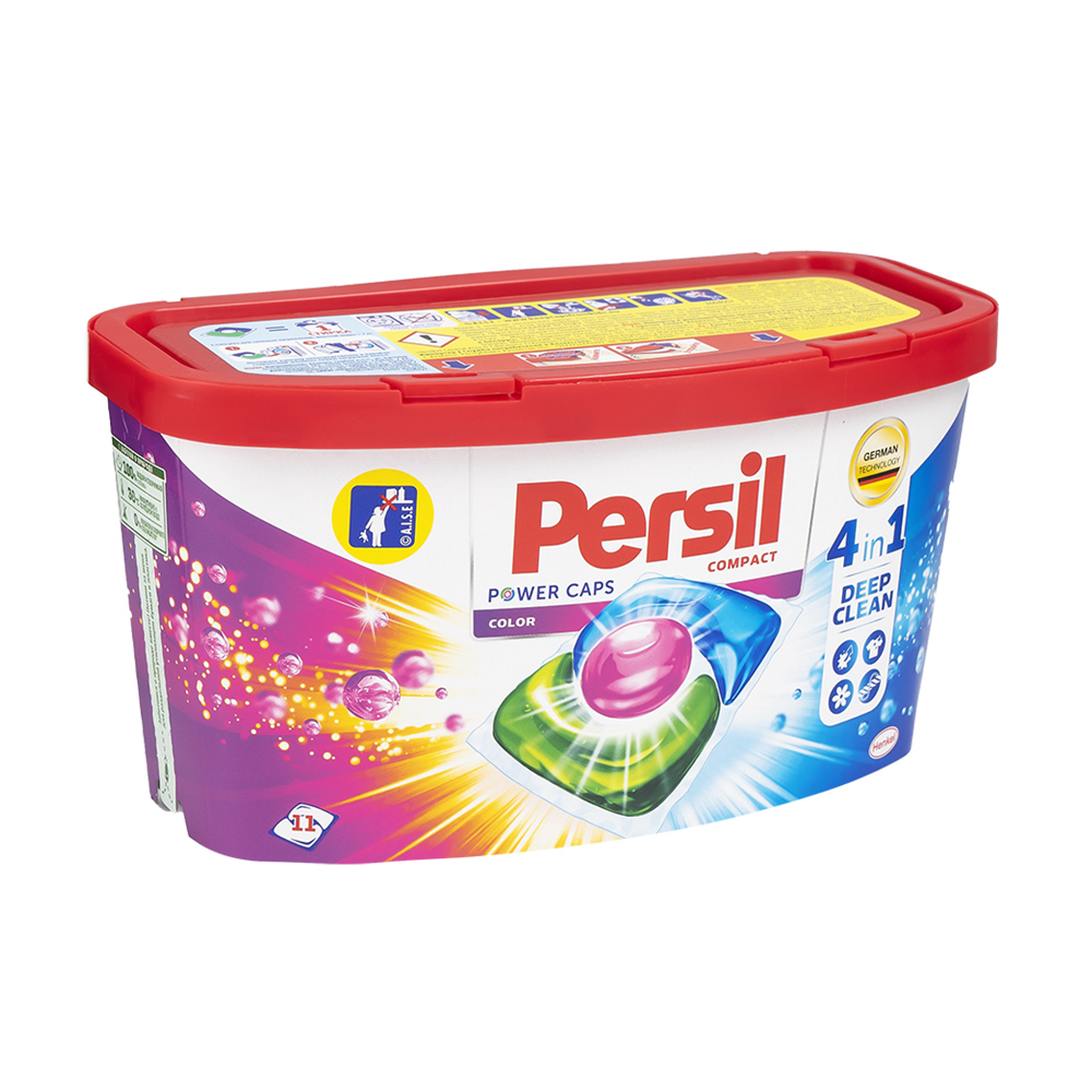 фото Средство для стирки color, persil, капсулы, 4 в 1, 11 шт.