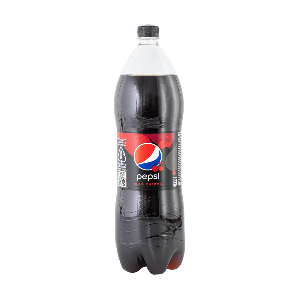 фото Напиток газированный wild cherry, pepsi, без калорий, 1,75 л