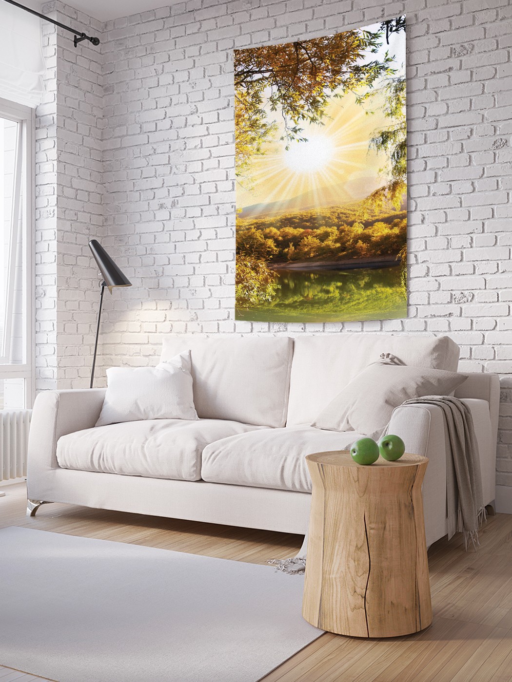 

Вертикальное фотопанно на стену JoyArty Солнечные долины 150x200 см, Солнечные долины