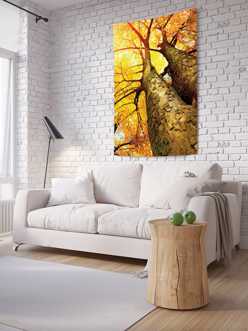 

Вертикальное фотопанно на стену JoyArty Двойное дерево 150x200 см, Двойное дерево
