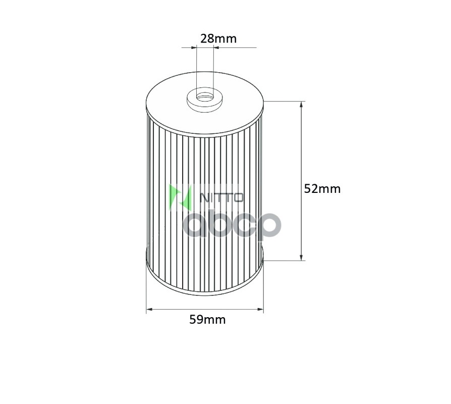 Фильтр Масляный Nitto NITTO арт. 4TP-132