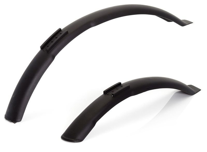 фото Комплект крыльев для велосипеда xlc mudguard-set black 24-26" mg-c03