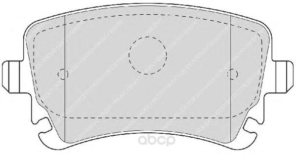 

Колодки Зад.Audi A6 2004=> FERODO fdb1655