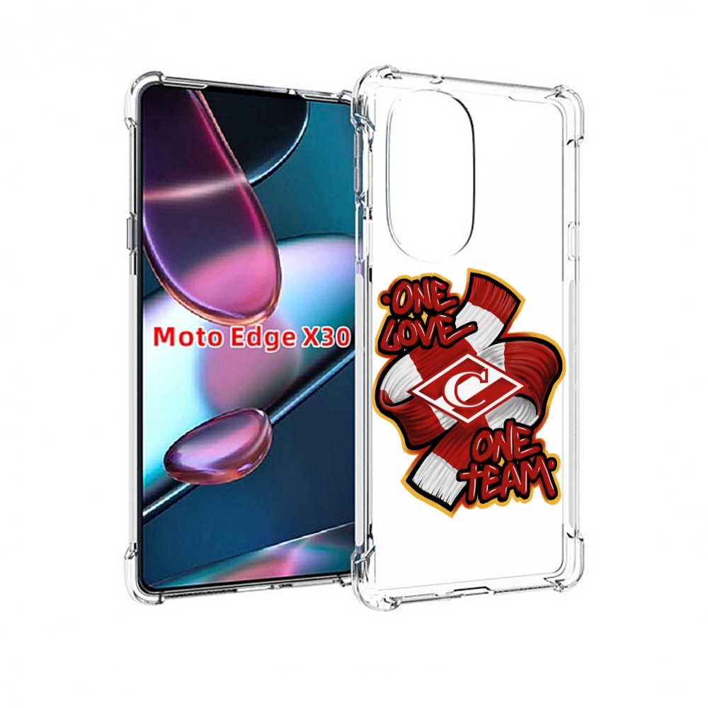 

Чехол MyPads Одна любовь-Спартак для Motorola Moto Edge X30, Прозрачный, Tocco