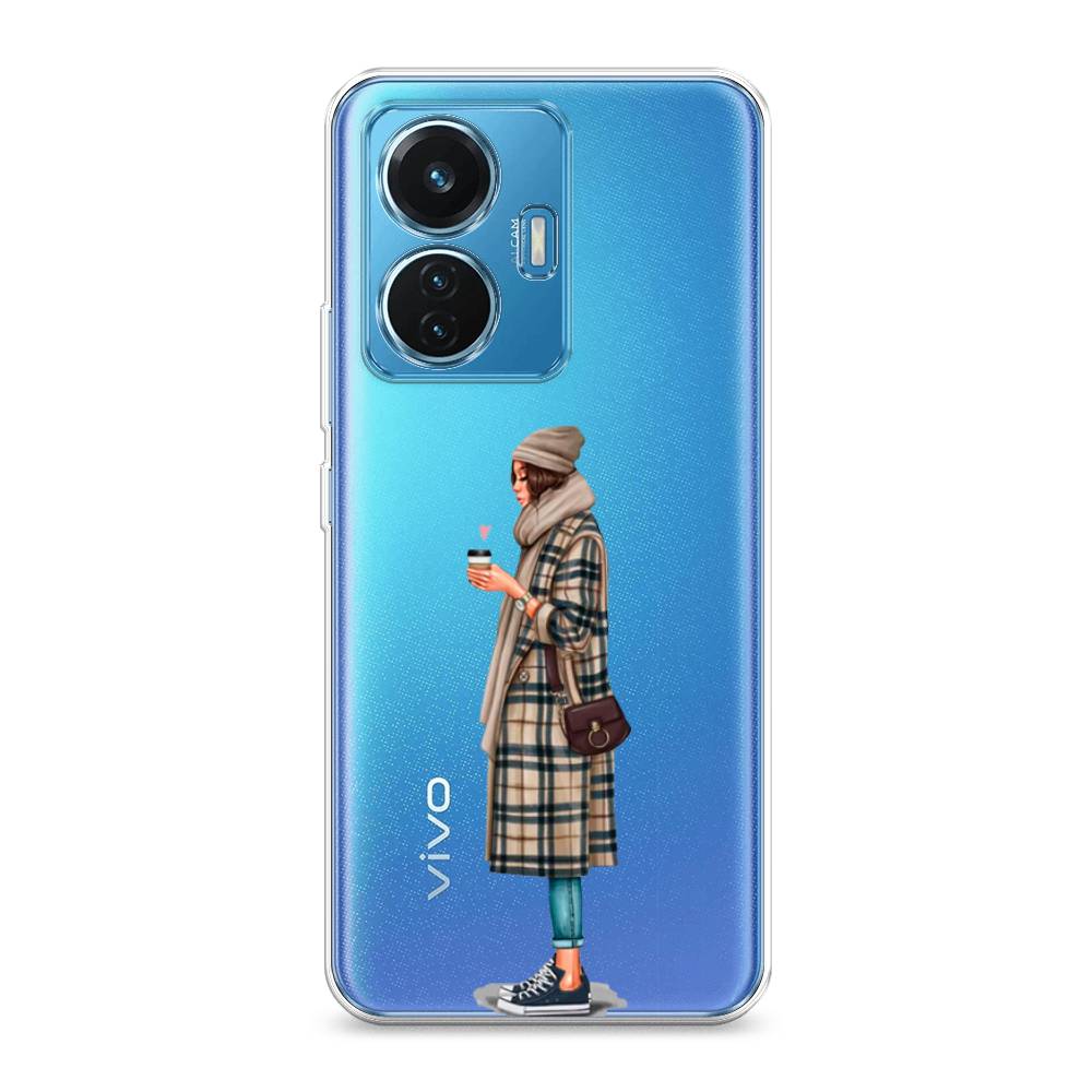 

Чехол для Vivo T1 "Утренний кофе", Коричневый;бежевый, 267150-6