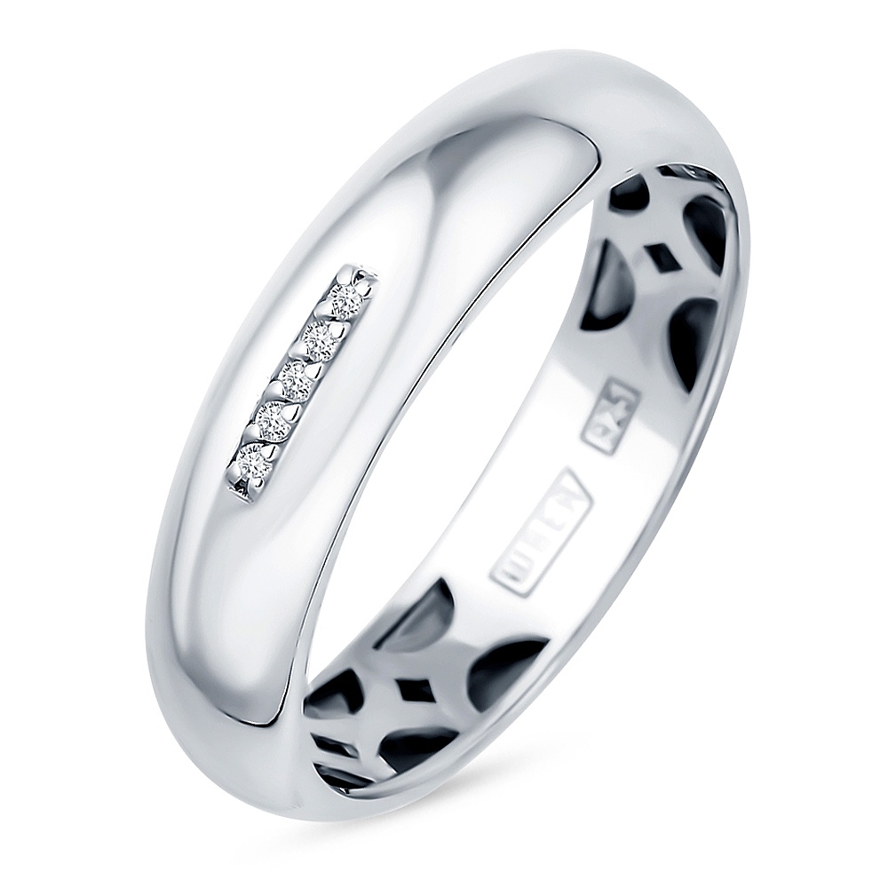 

Кольцо из серебра р.  585Gold 901001030, фианит, 901001030