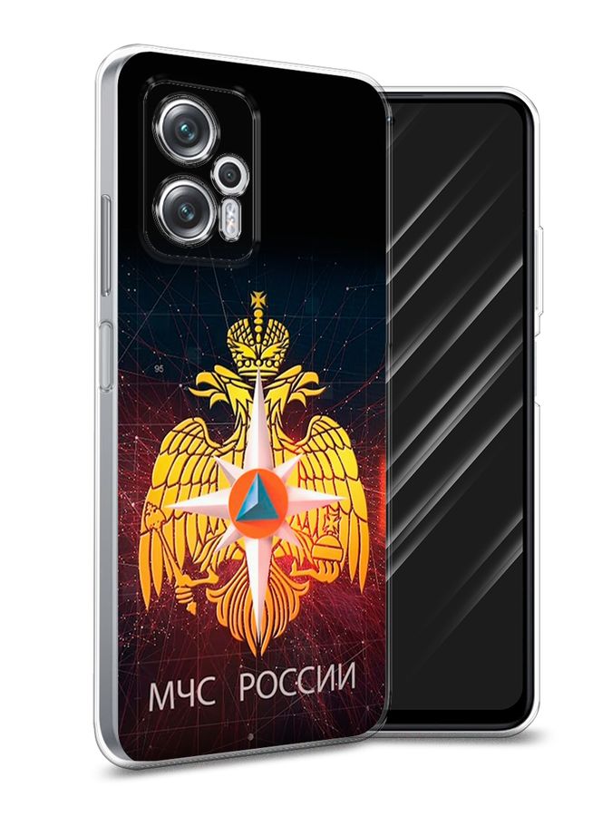 

Чехол Awog на Poco X4 GT/Redmi Note 11T Pro/11T Pro Plus "МЧС России", Разноцветный, 315550-5