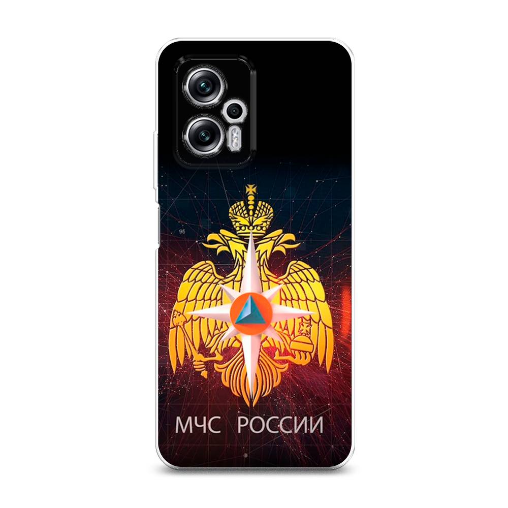фото Силиконовый чехол "мчс россии" на xiaomi redmi note 11t pro plus awog
