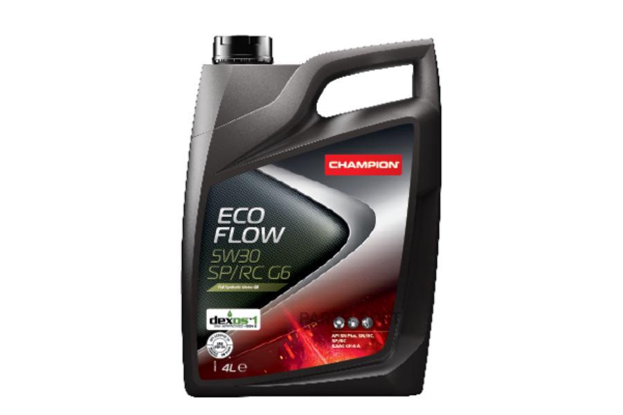 Масло Моторное Champion Eco Flow 5W30 Sp/Rc G6 4L Ilsac: Approval Gf-6 A CHAMPION OIL арт.