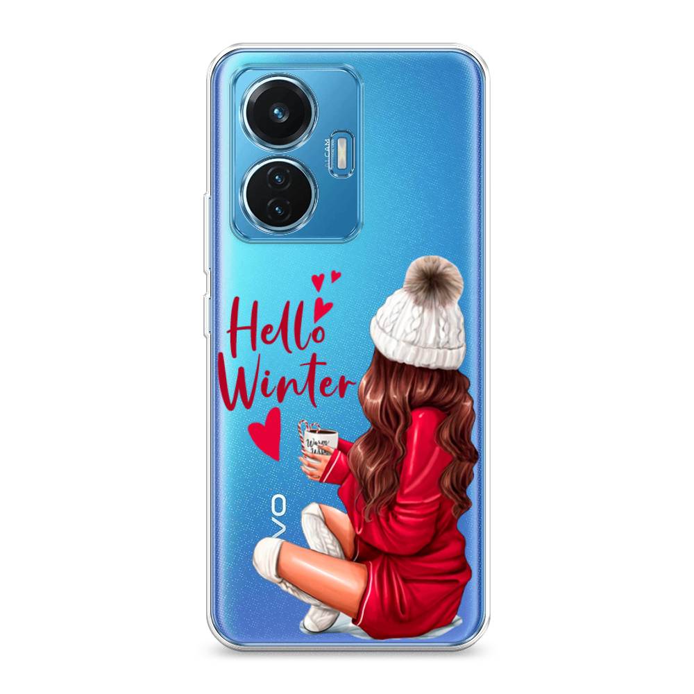 

Чехол для Vivo T1 "Hello winter", Красный;белый;коричневый, 267150-5