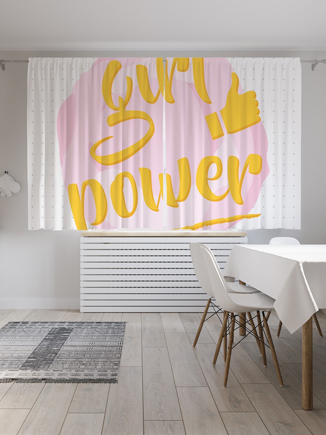 

Классические шторы JoyArty "Сила женщины", серия Oxford DeLux, 2 полотна 145x180 см, Сила женщины