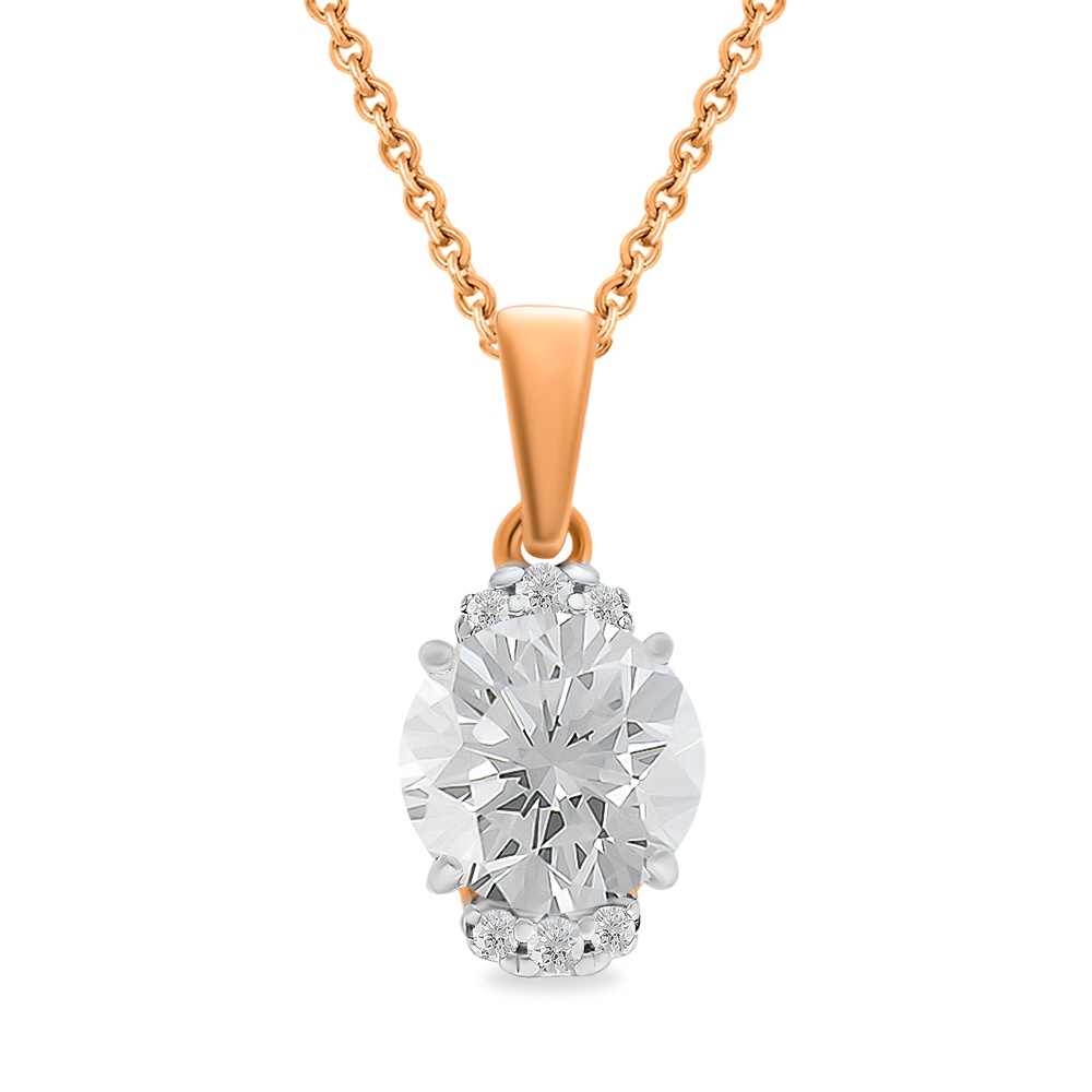 

Кулон из серебра с фианитом 585Gold 703006395, 703006395
