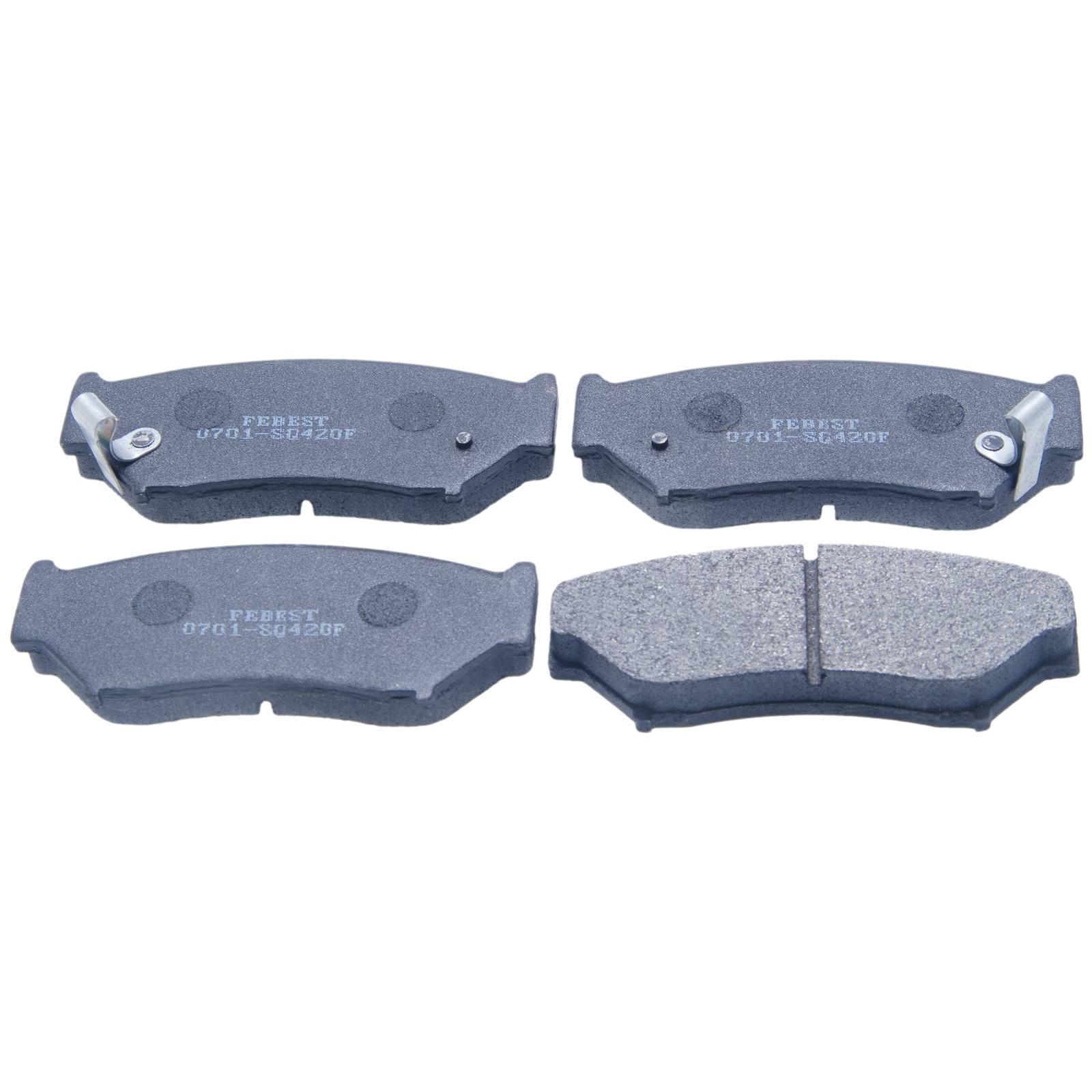 

Тормозные колодки FEBEST передние 0701sq420f