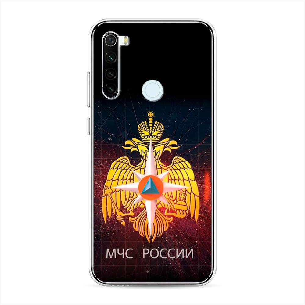 фото Силиконовый чехол "мчс россии" на xiaomi redmi note 8t awog