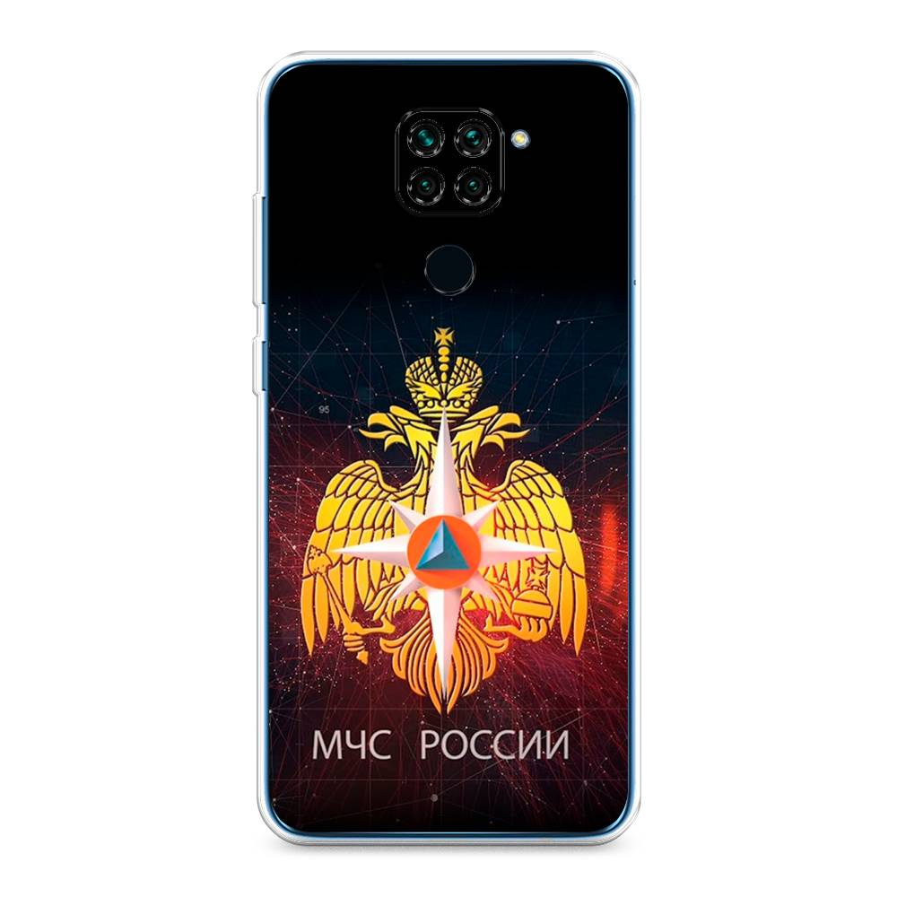 фото Силиконовый чехол "мчс россии" на xiaomi redmi note 9 awog