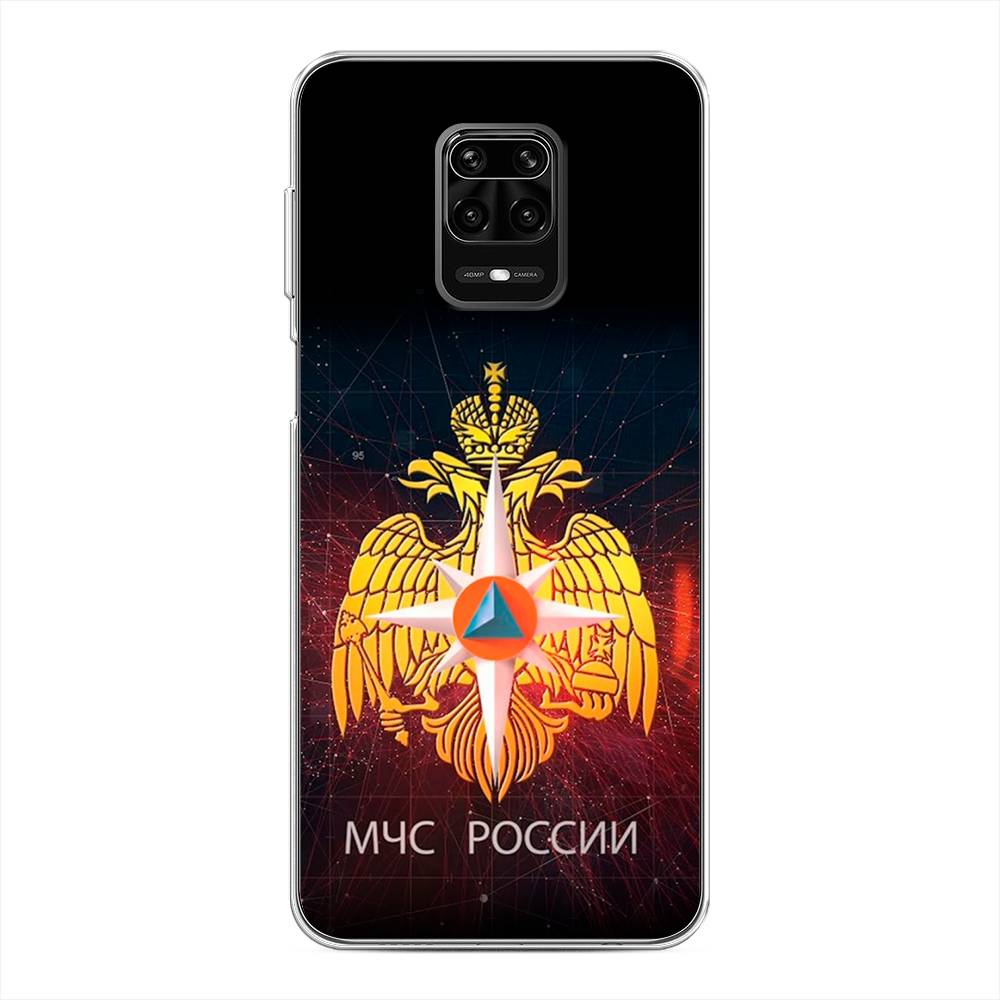 фото Силиконовый чехол "мчс россии" на xiaomi redmi note 9s awog