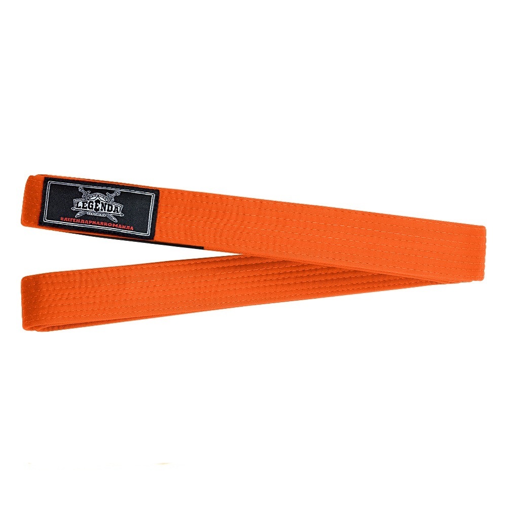 

Пояс детский для кимоно BJJ Legenda Orange М3