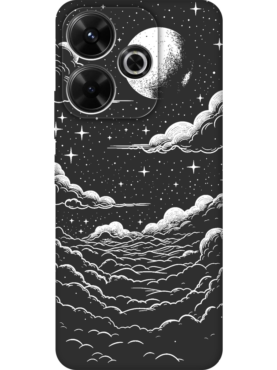 

Силиконовый чехол на Xiaomi Redmi 13 / Redmi Note 13R / Poco M6 4g с принтом 906314, Черный;белый, 783988641