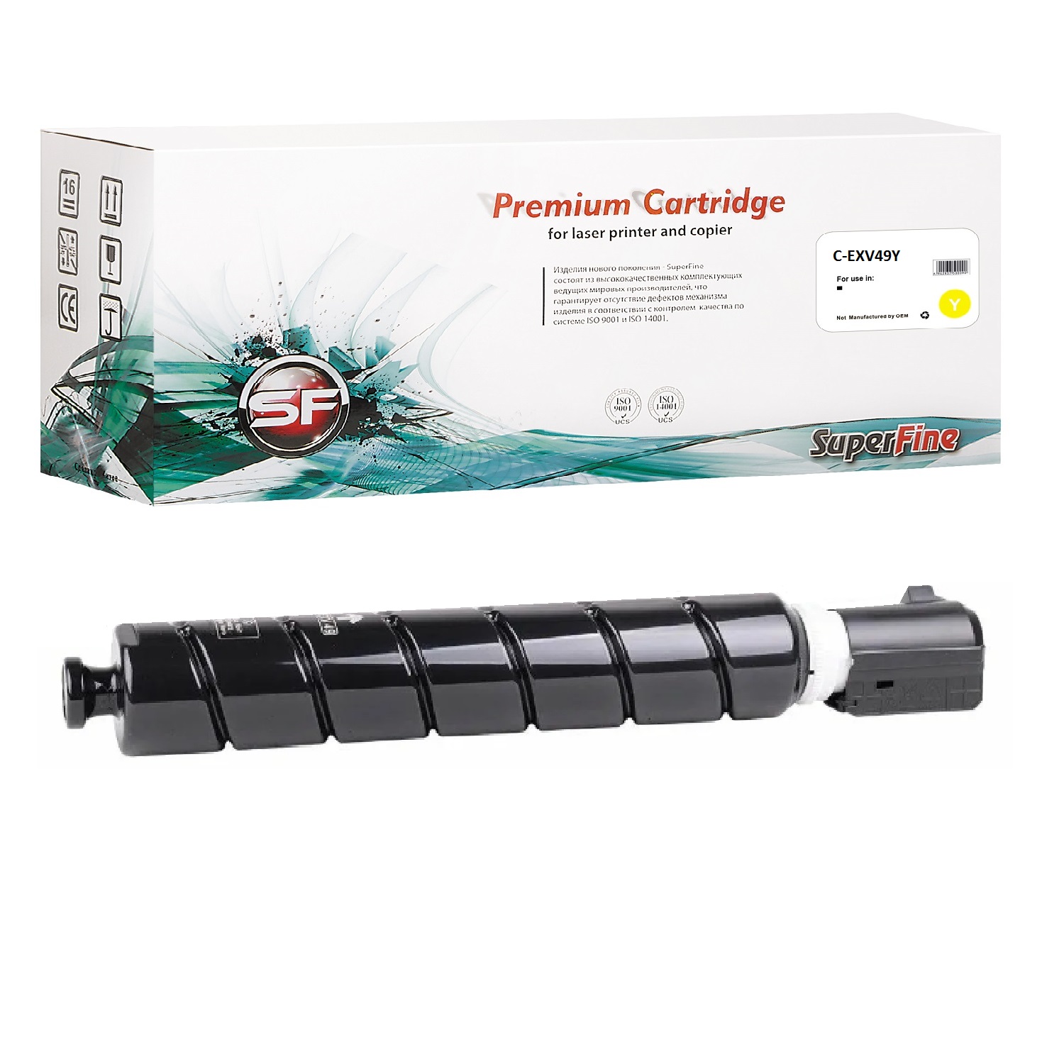 

Тонер Superfine SF-C-EXV49Y для Canon IR ADVANCE C3320, Желтый, SF-C-EXV49Y