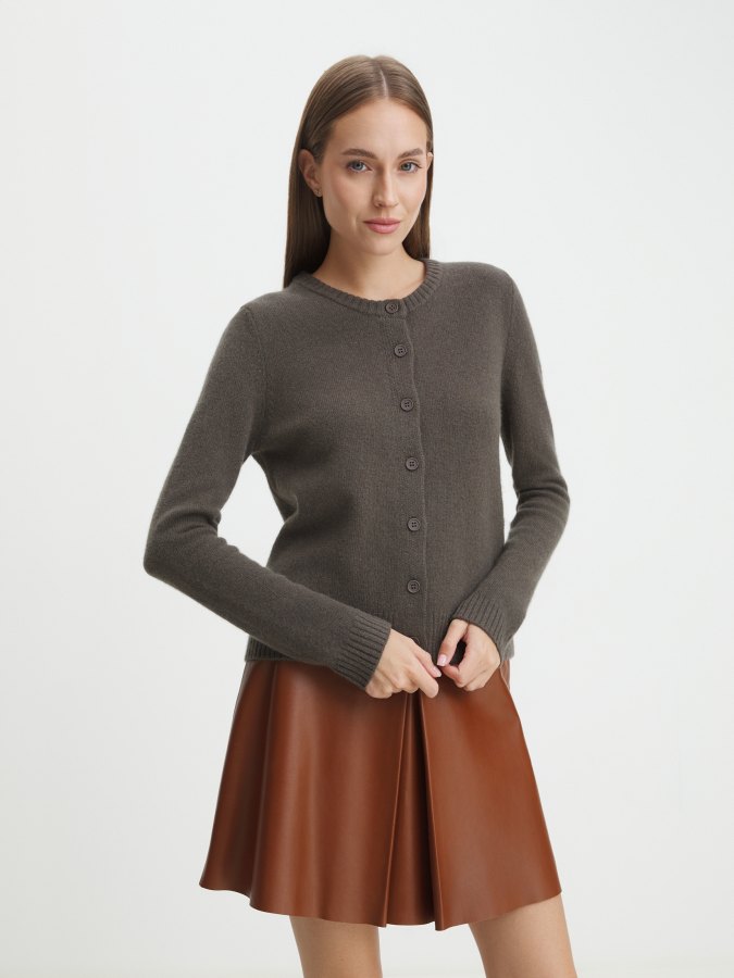 

Кардиган женский Maison David 2023-181 коричневый S, 2023-181