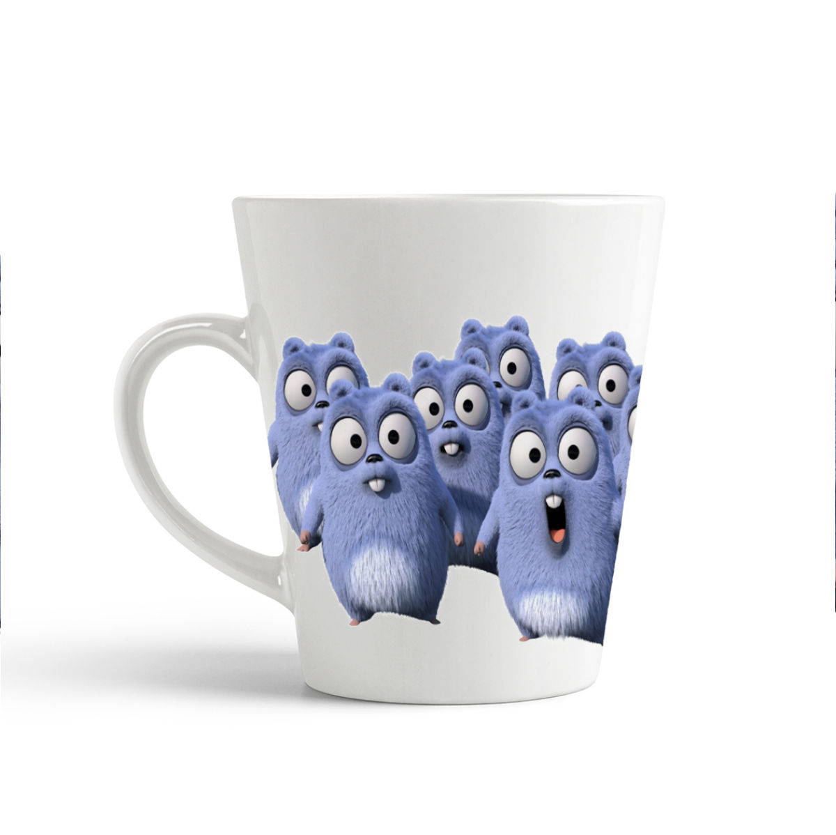 

Конусная кружка CoolPodarok Мультфильм. Гриззи и леминги
