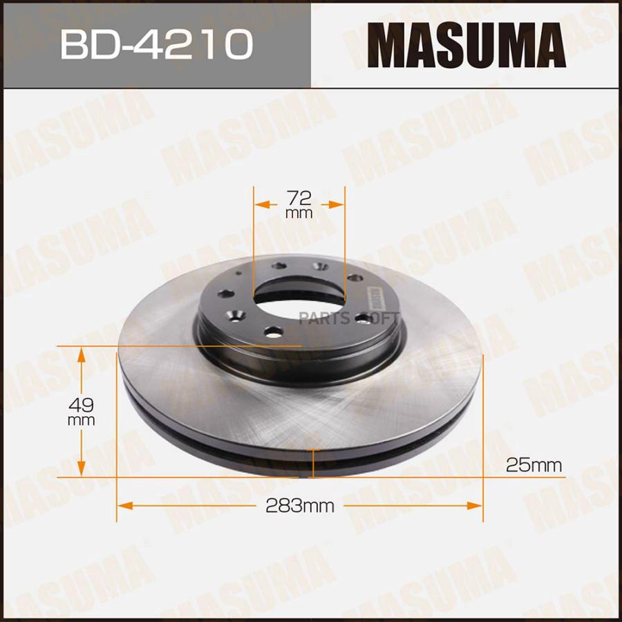

Диск тормозной Masuma BD-4210