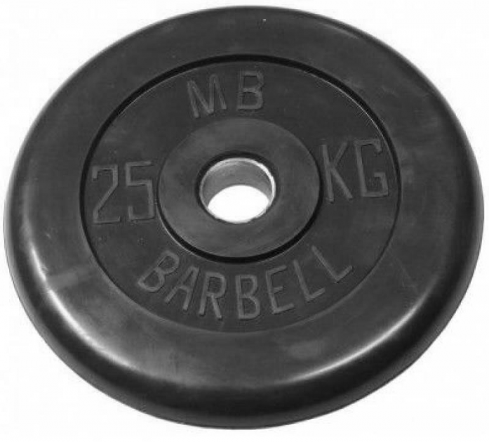 фото Barbell barbell олимпийские диски 25 кг 51мм mb-pltb50-25 mb barbell