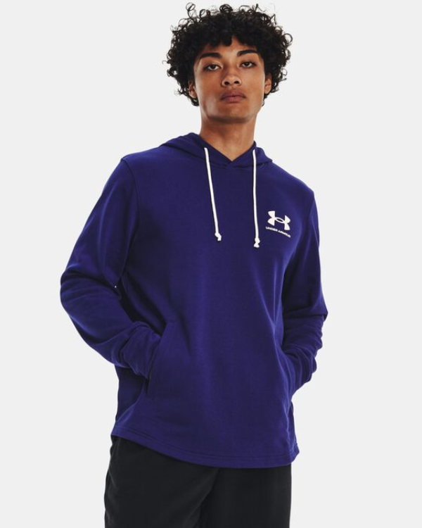 Толстовка мужская Under Armour Rival Terry LC HD, синий, L